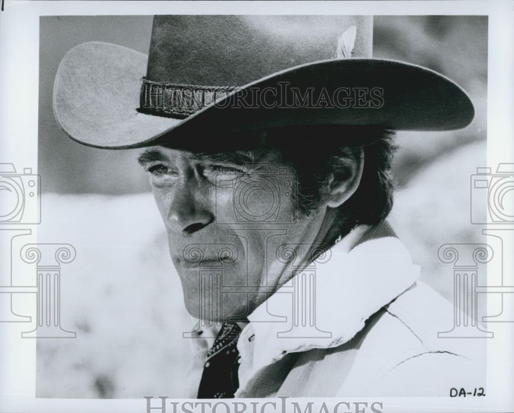 Press Photo Unknown Actor Cowboy Film - Historic Images