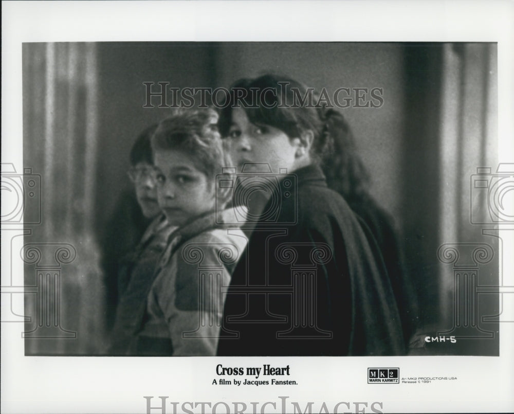 1991 Press Photo Film By Jacques Fansten "Cross My Heart" Turner Classic Movies - Historic Images