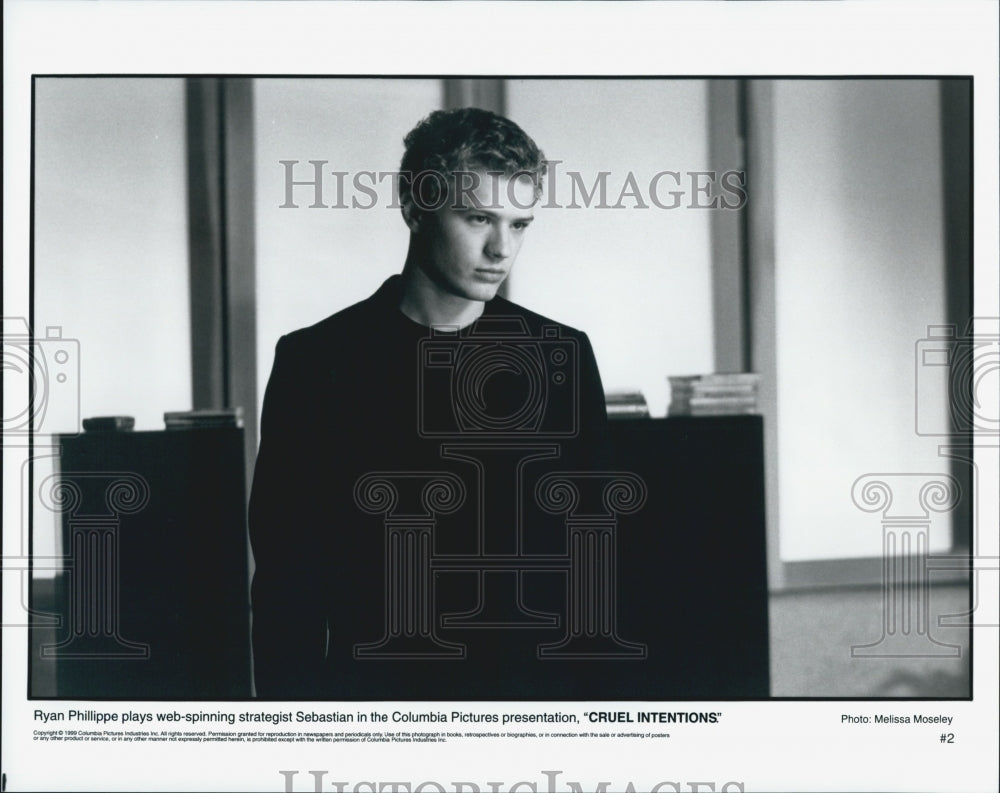 1999 Press Photo Ryan Phillippe in &quot;Cruel Intentions&quot; - Historic Images