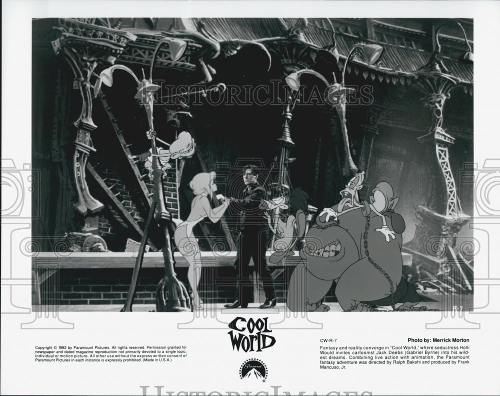 1992 Press Photo  "Cool World" starring Gabriel Byrne - Historic Images