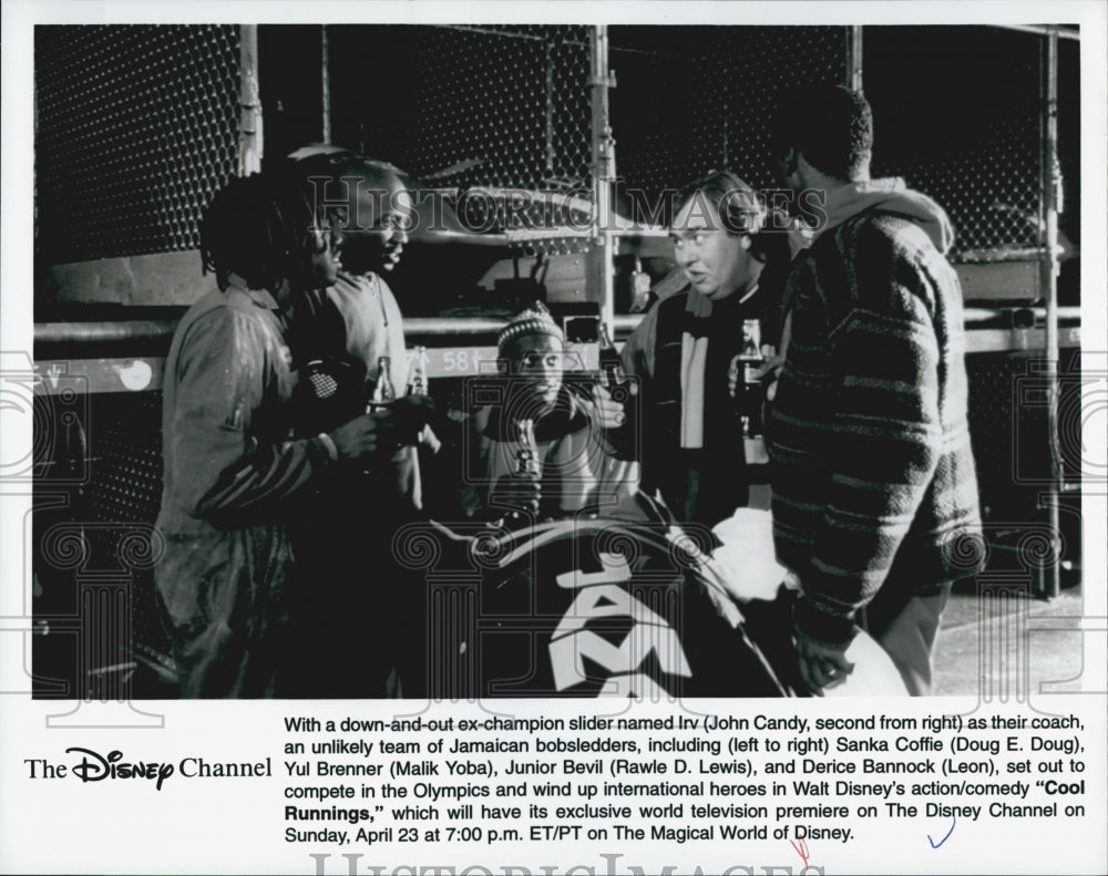 1993 Press Photo  "Cool Runnings" Leon, John Candy,Doug E Doug,M Yoba,RD Lewis - Historic Images
