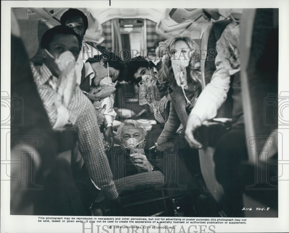 1979 Press Photo Unknown Actors in "The Concorde... Airport '79" - Historic Images