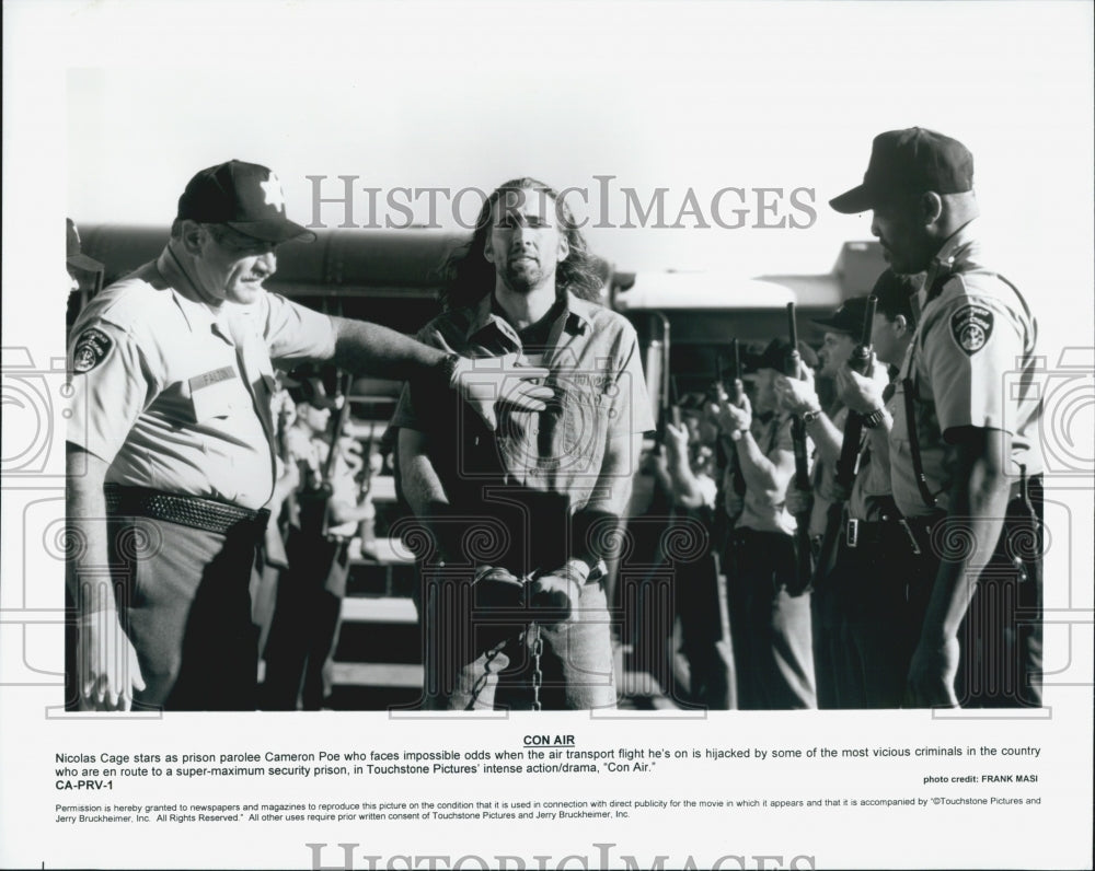 1997 Press Photo "Con Air" starring Nicholas Cage, - DFPG37655 - Historic Images