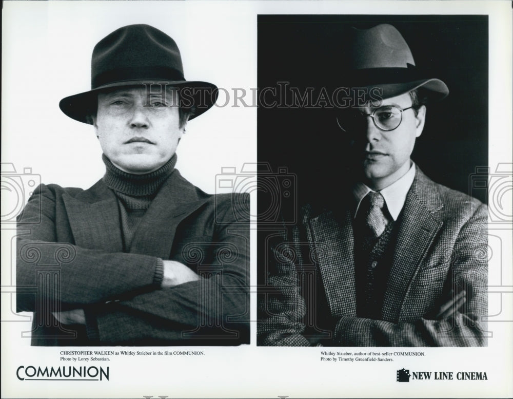 1989 Press Photo "Communion" starring Christopher Walken - Historic Images