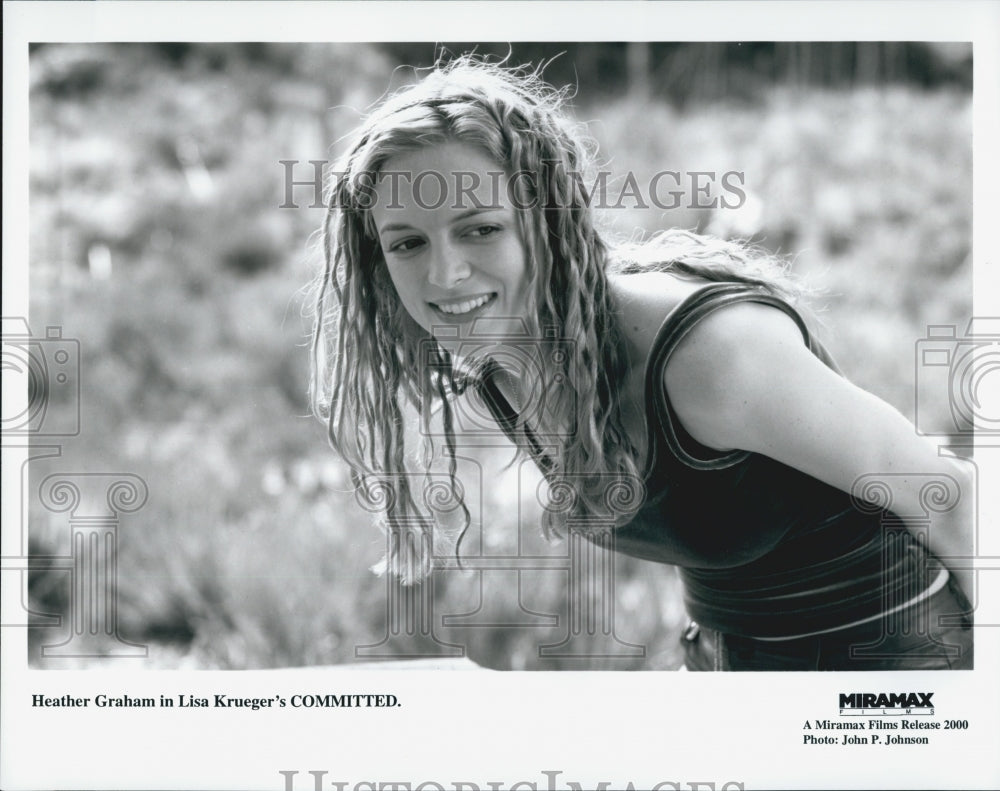 2000 Press Photo &quot;Committed&quot; starring Heather Graham - Historic Images