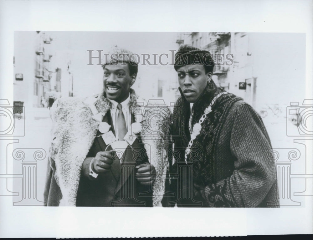 1988 Press Photo "Coming To America" Eddie Murphy & Arsenio Hall - Historic Images