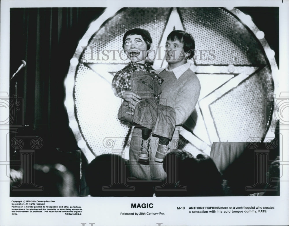 1978 Actor Anthony Hopkins in &quot;Magic&quot; Film-Historic Images