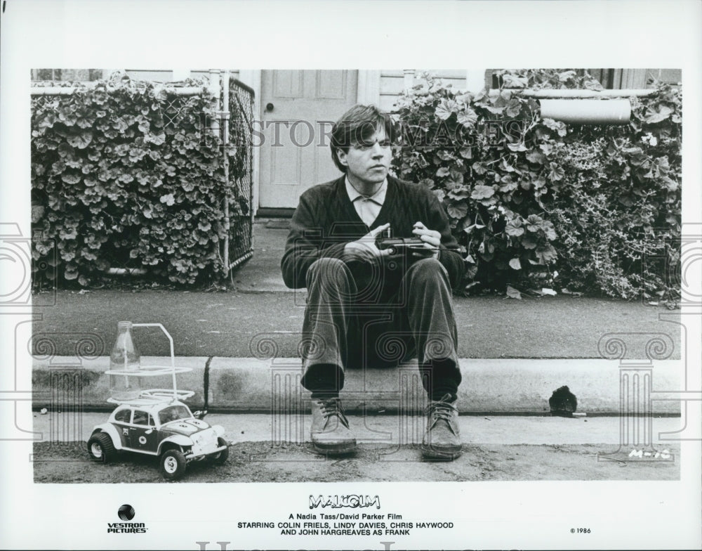 1986 Press Photo Actor Colin Friels in "Malcolm" Film - Historic Images