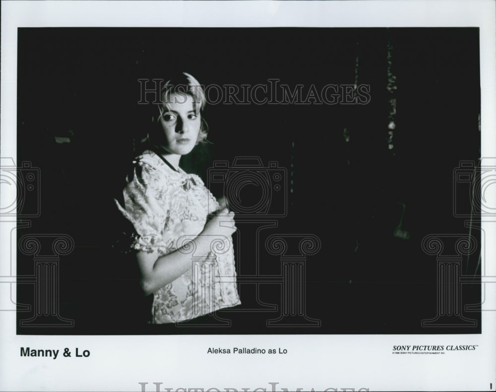 1996 Press Photo Actress Aleksa Palladino in "Manny & Lo" as Lo - Historic Images