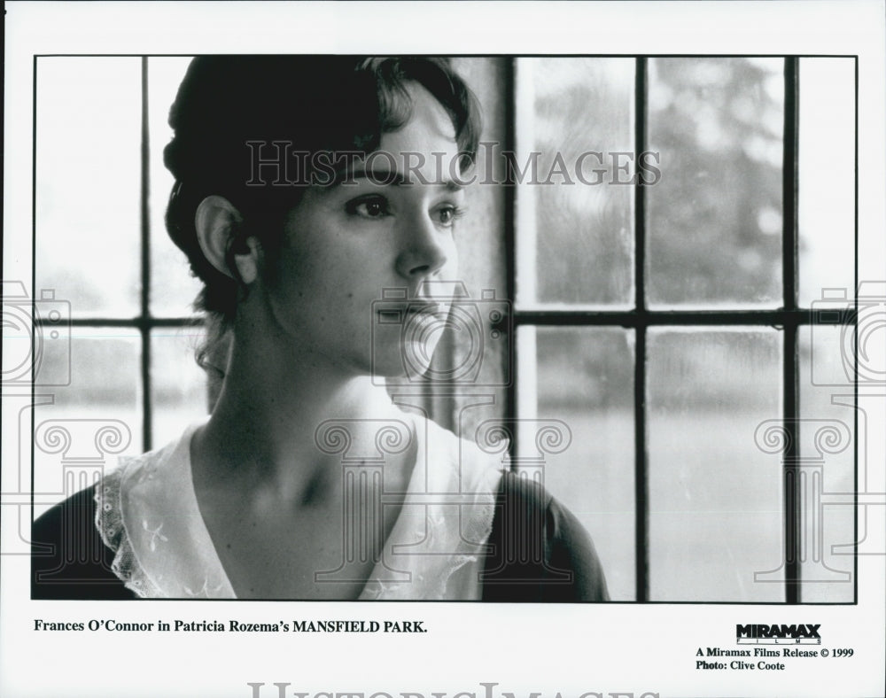 1999 Press Photo Actress Frances O&#39;Connor in &quot;Mansfield Park&quot; Film - Historic Images