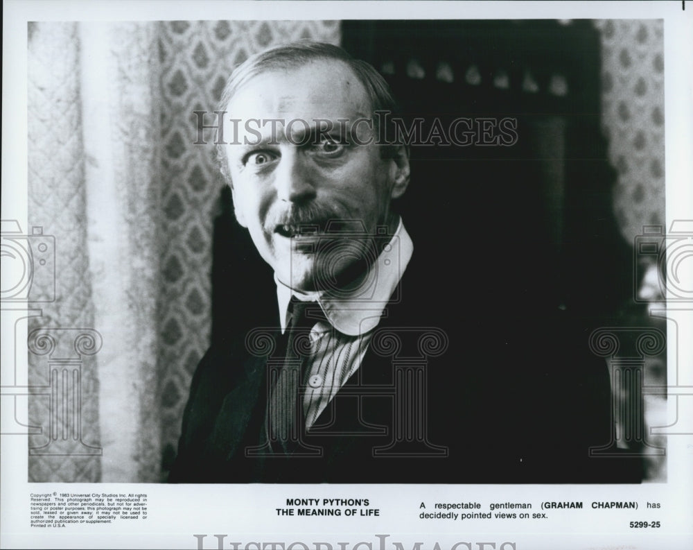 1983 Press Photo "Monty Python's The Meaning Of Life" Graham Chapman - Historic Images