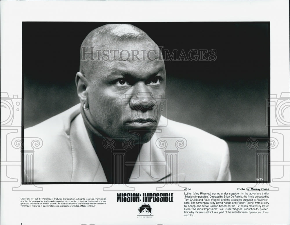 1996 Press Photo Ving Rhames in &quot;Mission: Impossible&quot; - Historic Images