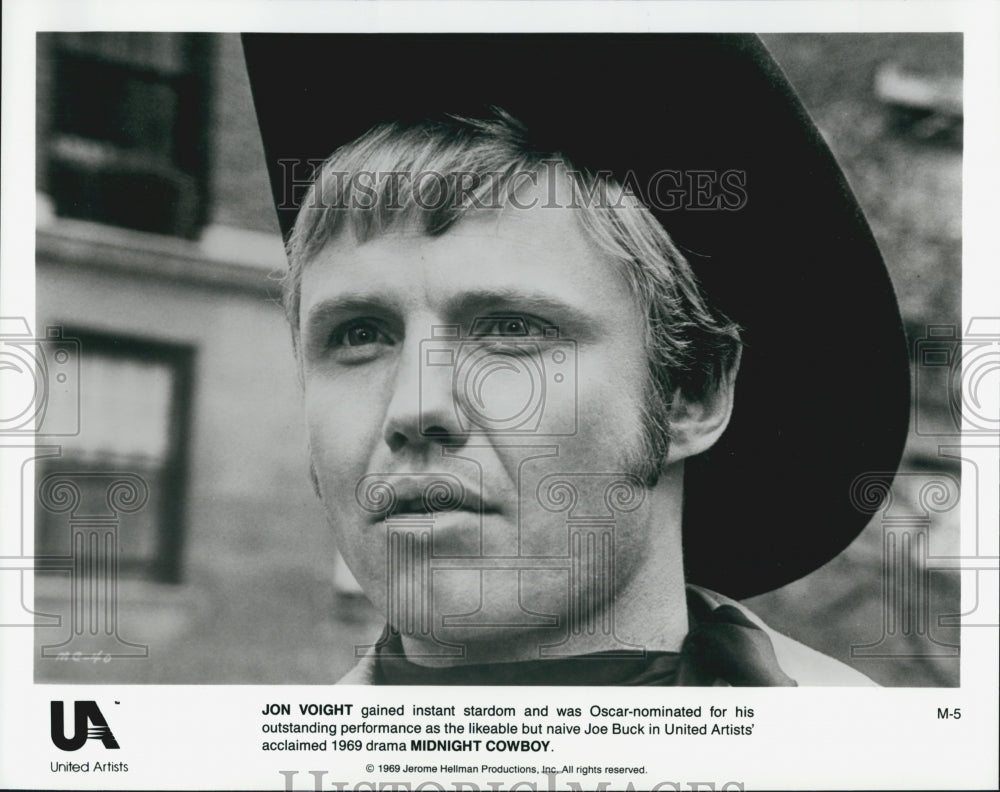 1969 Press Photo Jon Voight "Midnight Cowboy" - Historic Images