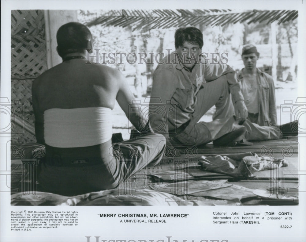 1983 Tom Conti and Takeshi in &quot;Merry Christmas Mr. Lawrence&quot;-Historic Images