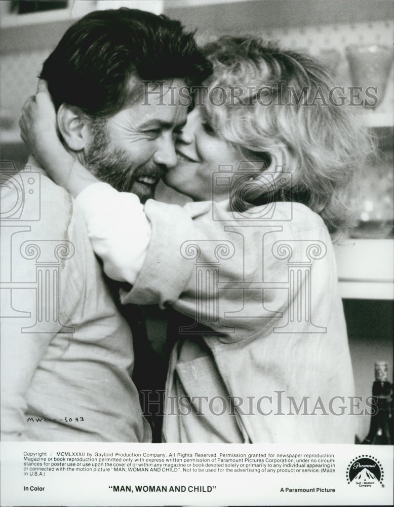 1982 Press Photo Martin Sheen Blythe Danner in &quot;Man, Woman Child&quot; - DFPG41477 - Historic Images