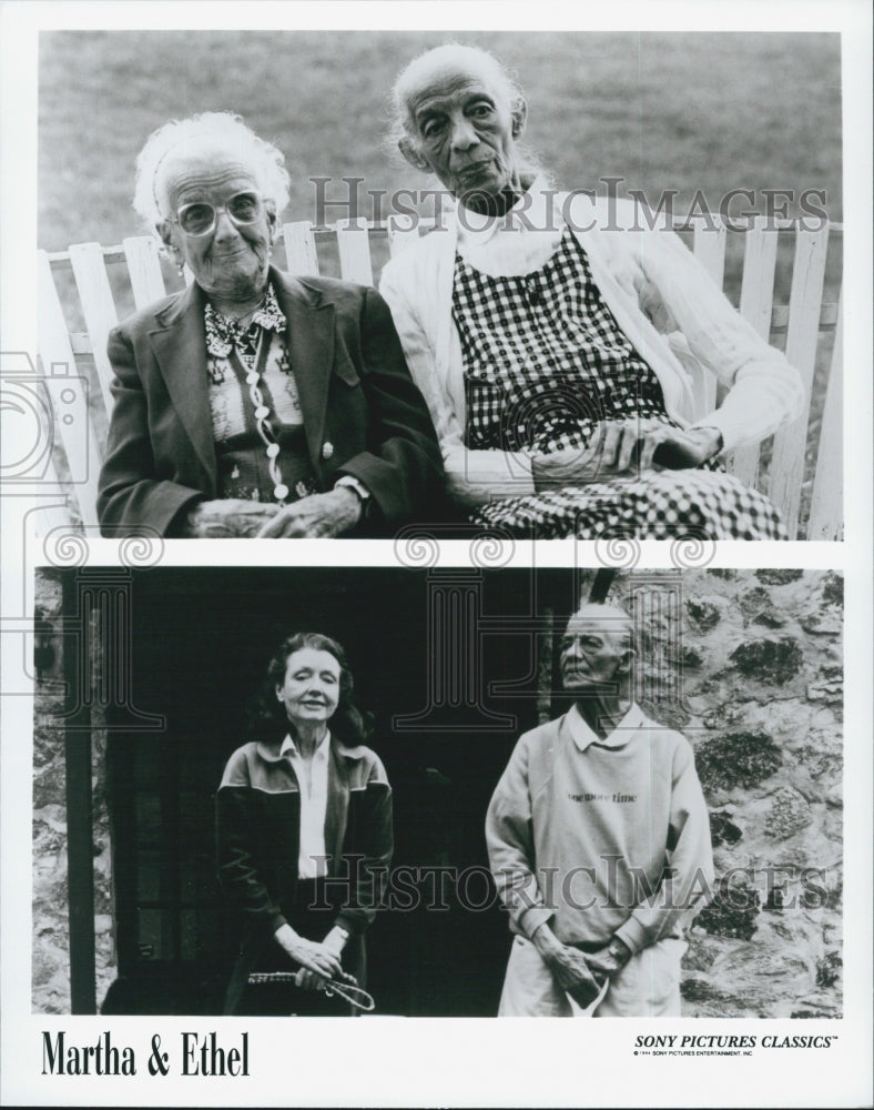 1994 Press Photo  &quot;Martha &amp; Ethel&quot; Martha Kniefel &amp; Ethel Edwards - Historic Images