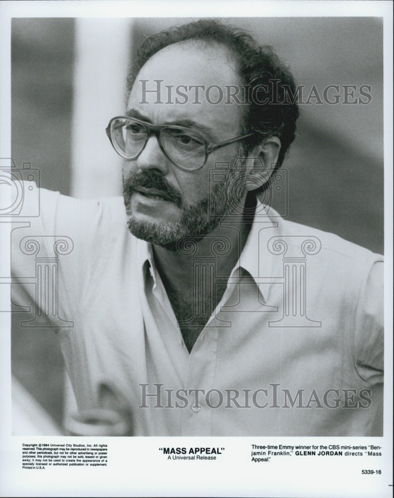 1984 Press Photo "Mass Appeal" Charles Durning Jack Lemmon Glenn Jordan - Historic Images