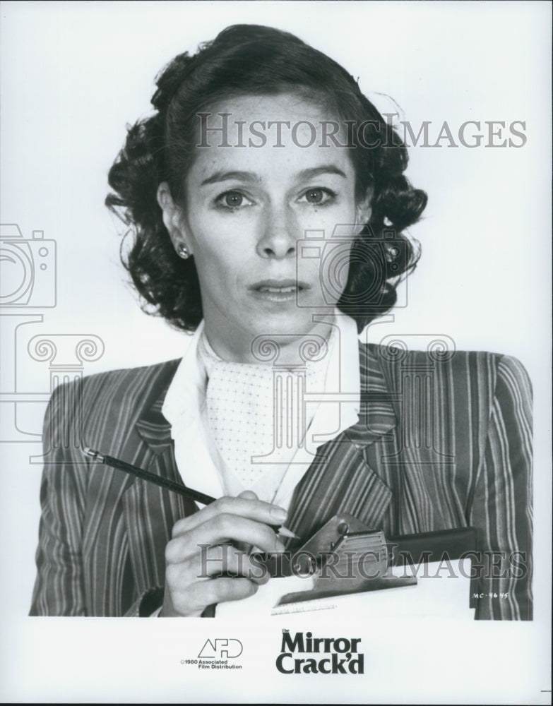 1980 Press Photo  &quot;The Mirror Crack&#39;d&quot; stars Geraldine Chaplin - Historic Images