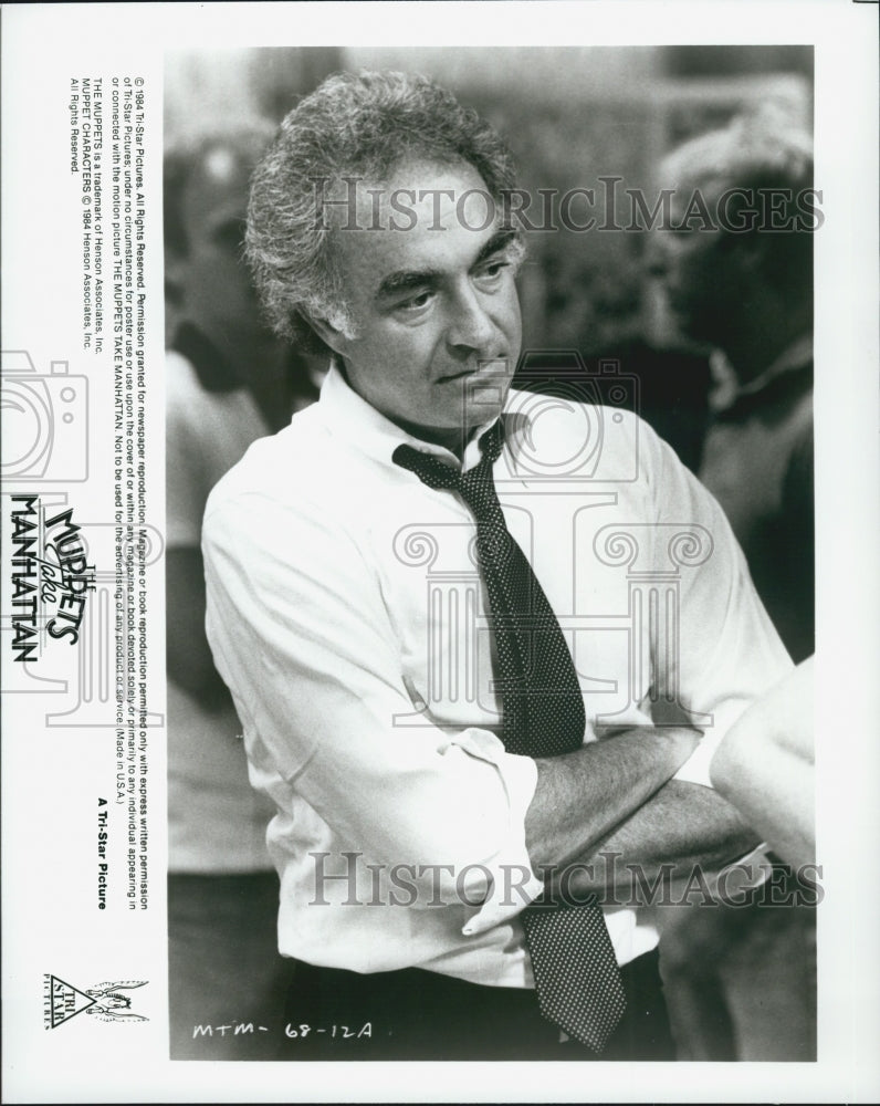 1984 Press Photo David Lazer, producer, &quot;The Muppets Take Manhattan&quot; - Historic Images