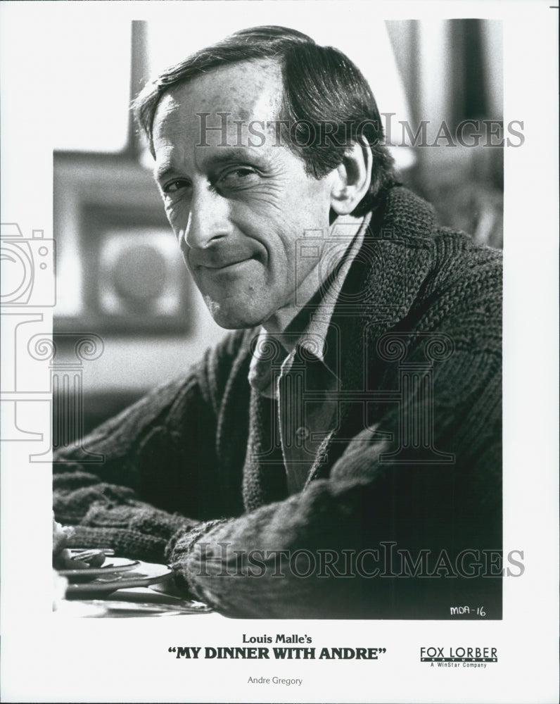 1981 Press Photo Andre Gregory "My Dinner With Andre" - Historic Images