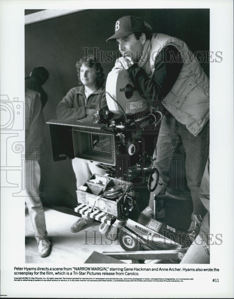 1990 Press Photo  &quot;Narrow Margins&quot; director Peter Hyams - Historic Images