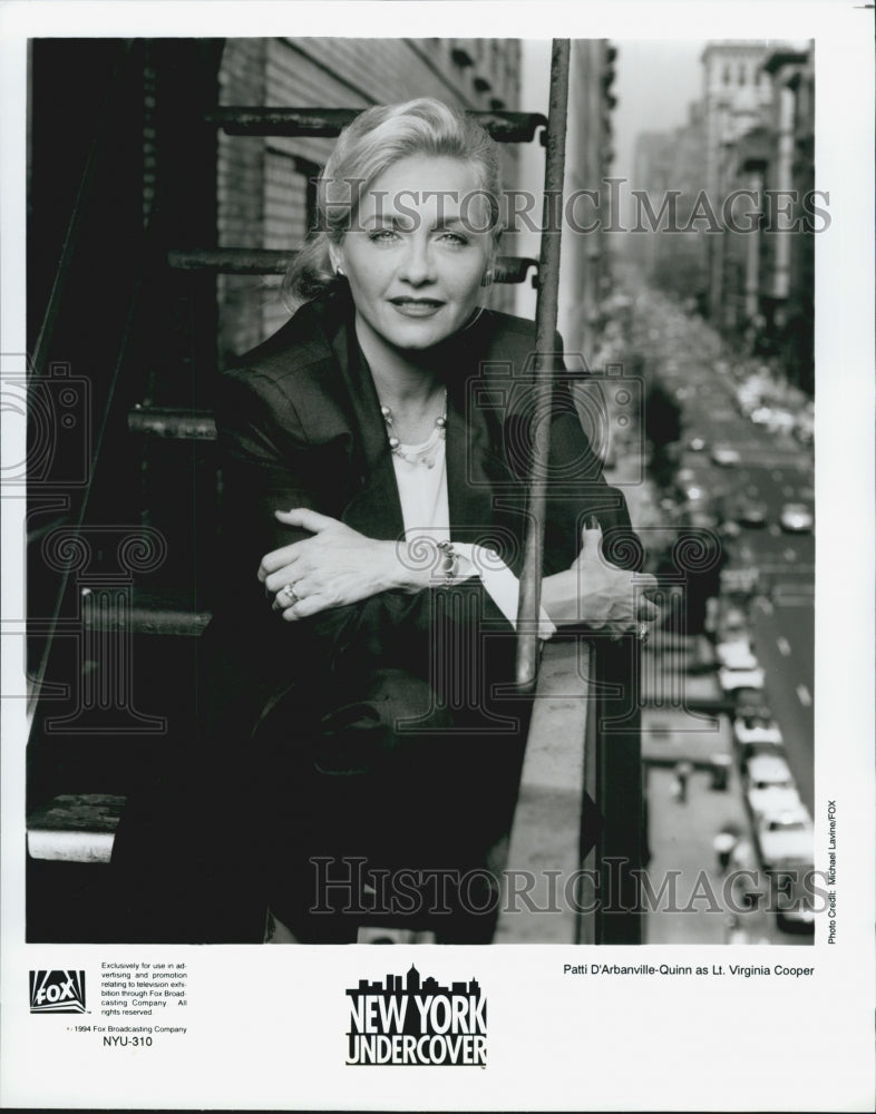 1994 Press Photo Patti D&#39;Arbanville-Quinn &quot;New York Undercover&quot; - Historic Images