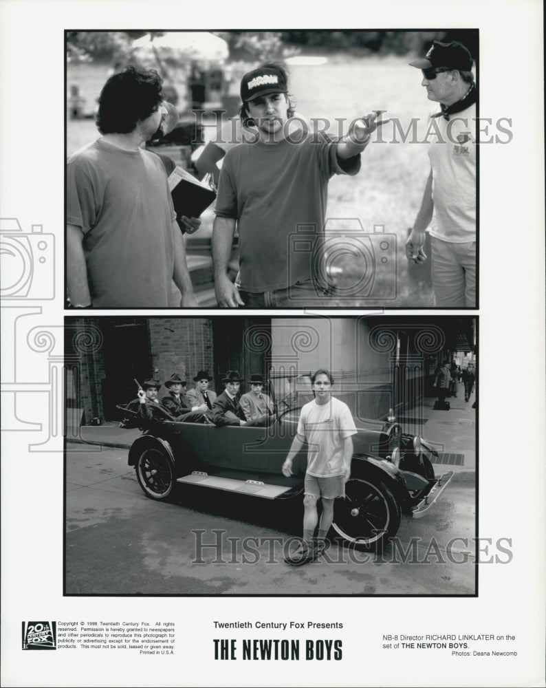 1998 Press Photo Director Richard Linklater "The Newton Boys" - Historic Images