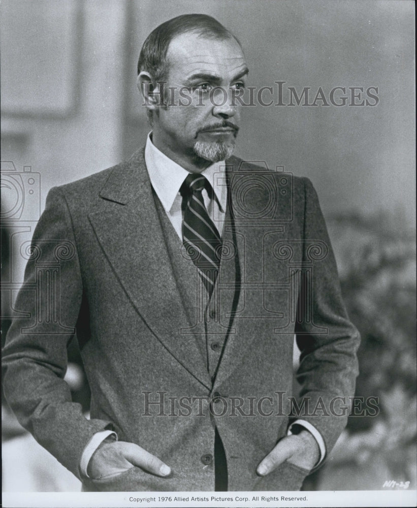 1976 Press Photo Actor Sean Connery in &quot;Allied Artists Pictures Movie&quot; - Historic Images