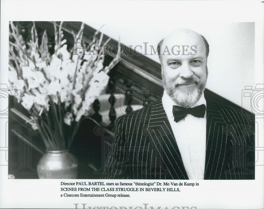 1989 Press Photo Paul Bartel, "Scenes from the Class Struggle in Beverly Hills" - Historic Images