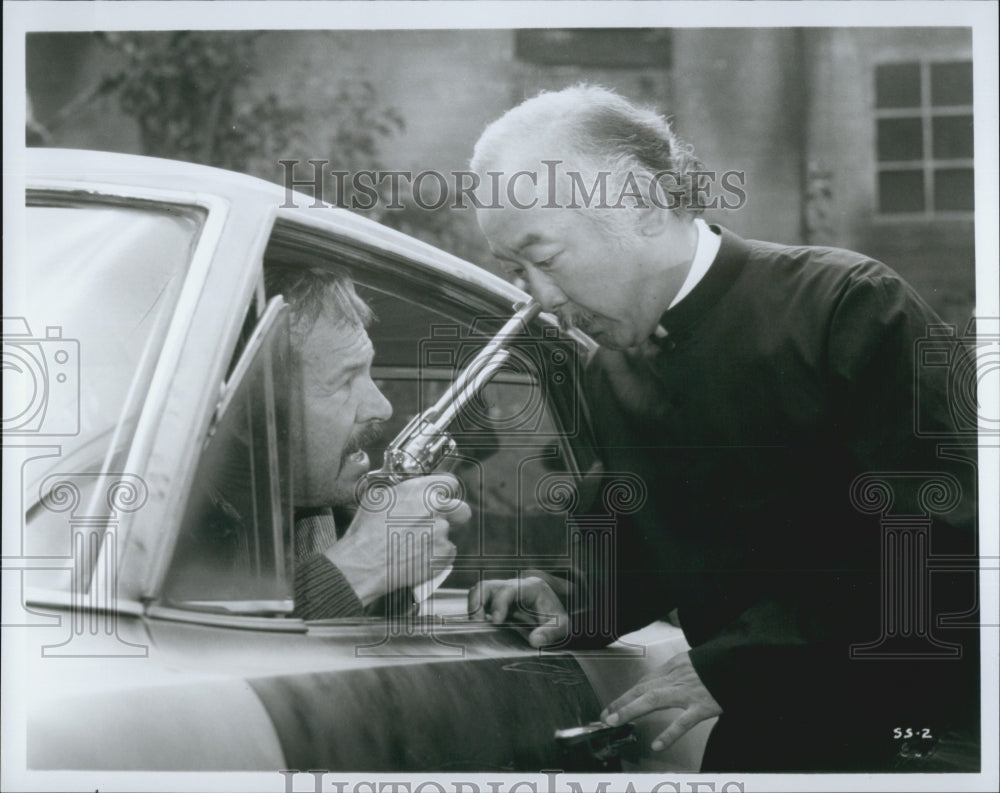 Press Photo Scene From Unknown Film - Historic Images