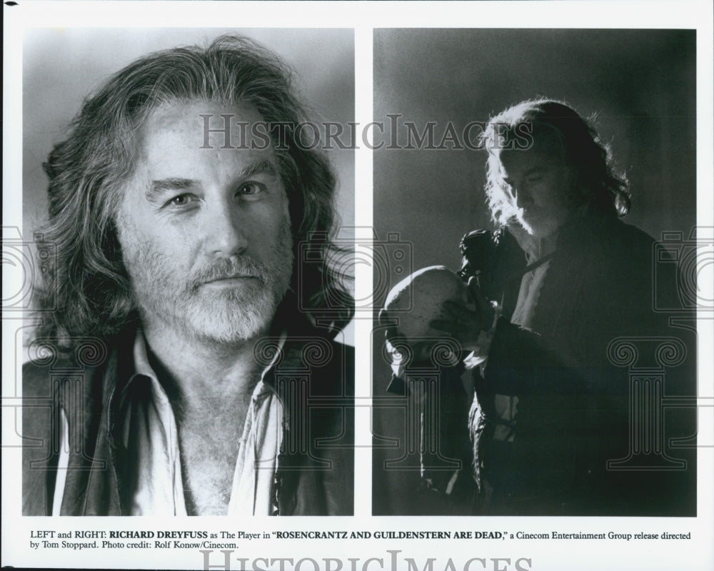 Press Photo &quot;Rosencrantz Guildenstern Are Dead&quot; Richard Dreyfuss Actor - Historic Images