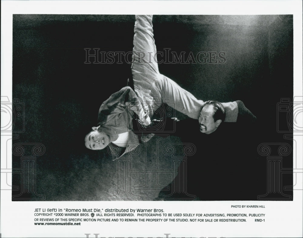 2000 Press Photo Jet Li in "Romeo Must Die" - Historic Images