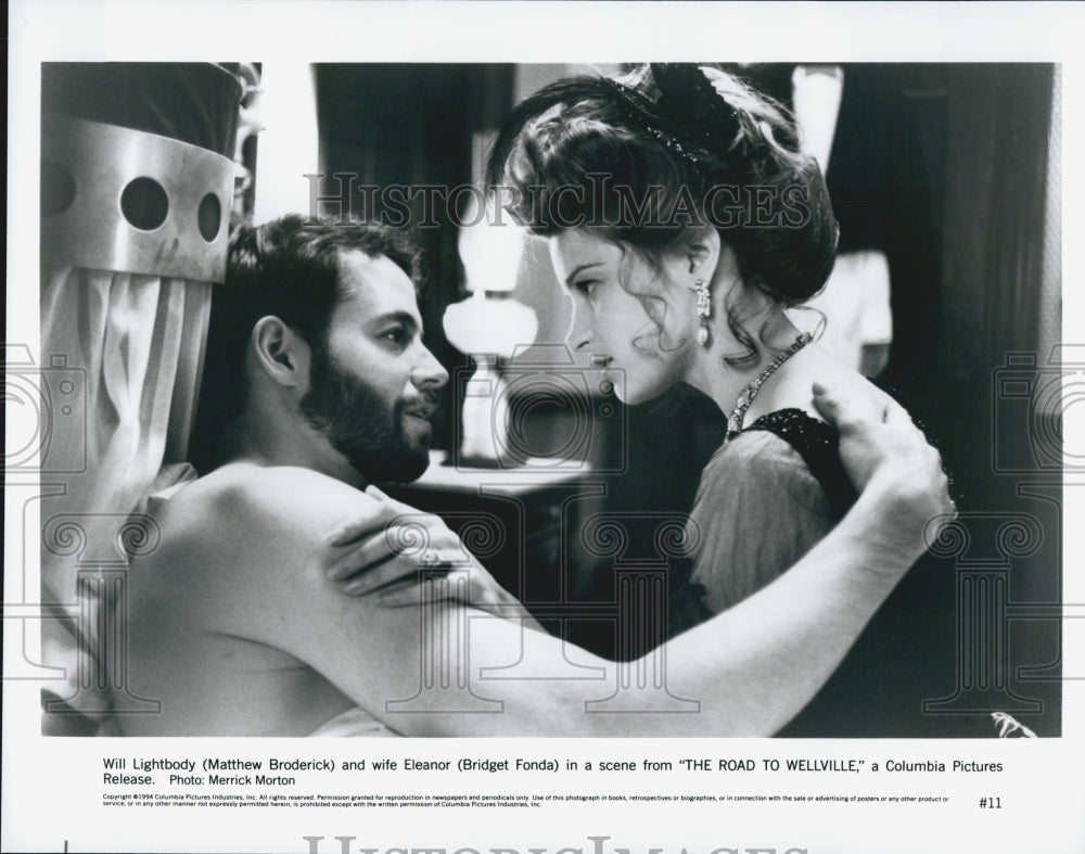 1994 Press Photo &quot;The Road to Wellville&quot;  Matthew Broderick ,Bridget Fonda - Historic Images