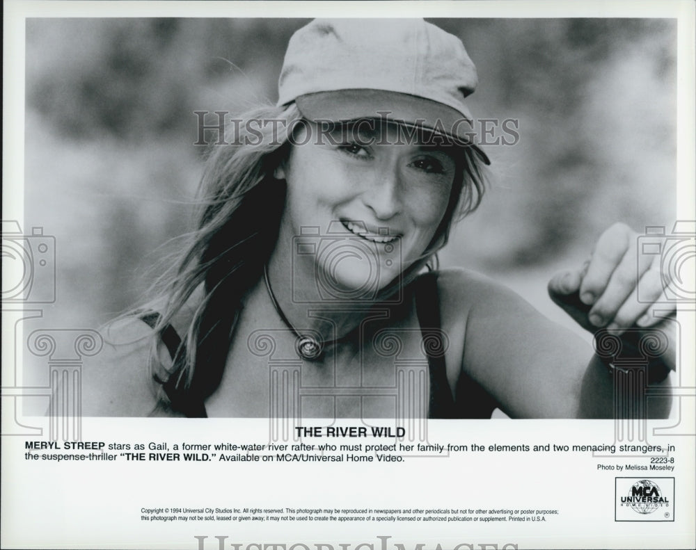 1994 Press Photo "The River Wild" stars Meryl Streep - Historic Images