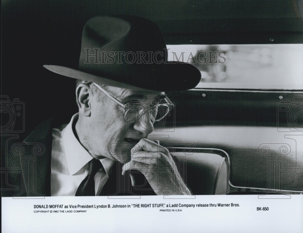 1983 Press Photo &quot;The Right Stuff&quot; Donald Moffat Actor - Historic Images