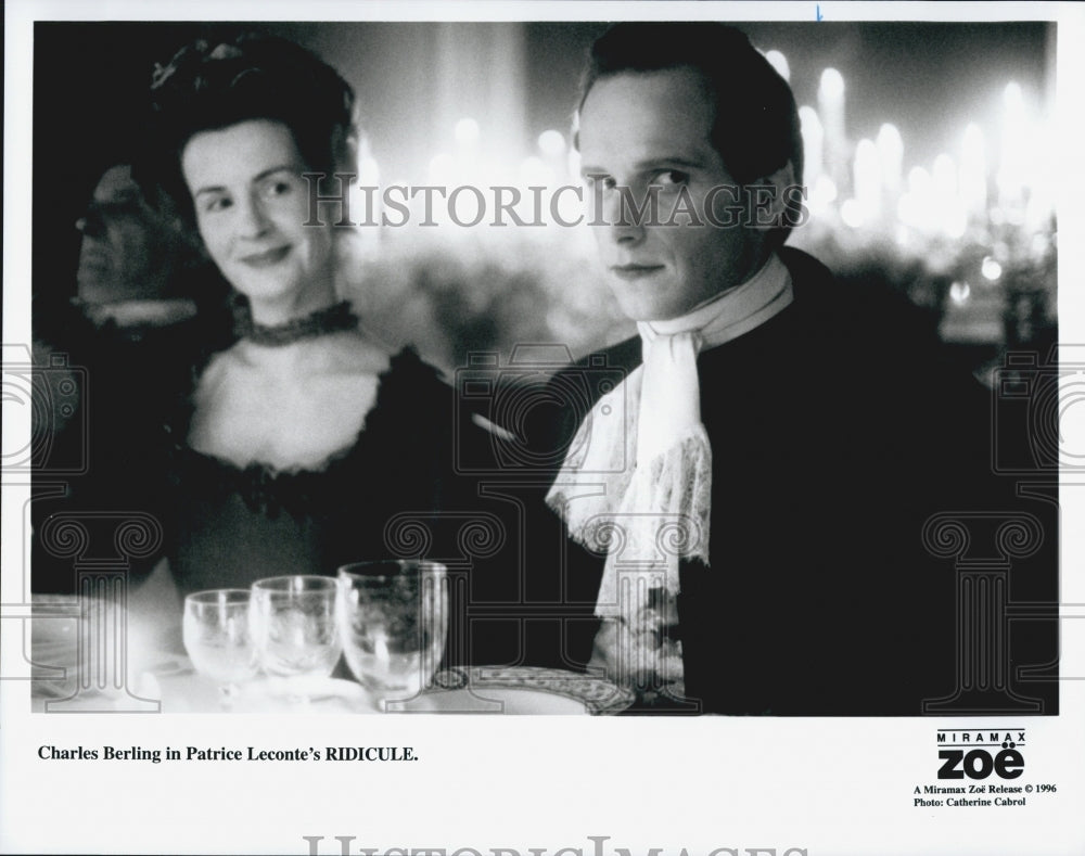 1996 Press Photo &quot;Ridicule&quot; Actor Fanny Ardant Charles Berling - Historic Images