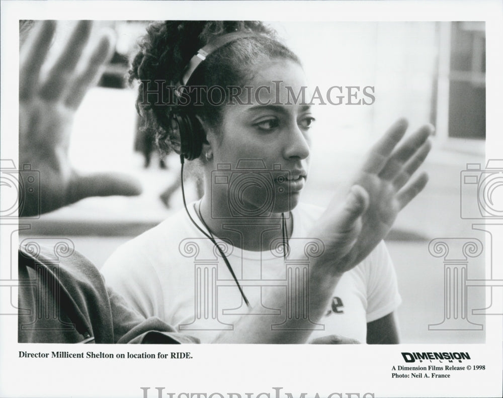 1998 Press Photo &quot;Ride&quot; Director Millicent Shelton - Historic Images