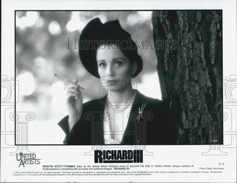 1995 Press Photo "Richard III" Ian McKellen Actor Kristin Scott Thomas - Historic Images