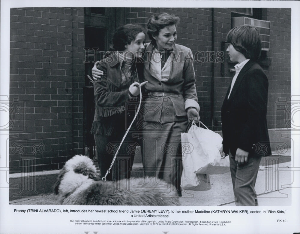 1979 Press Photo "Rich Kids" Jeremy Levy Trini Alvarado - Historic Images