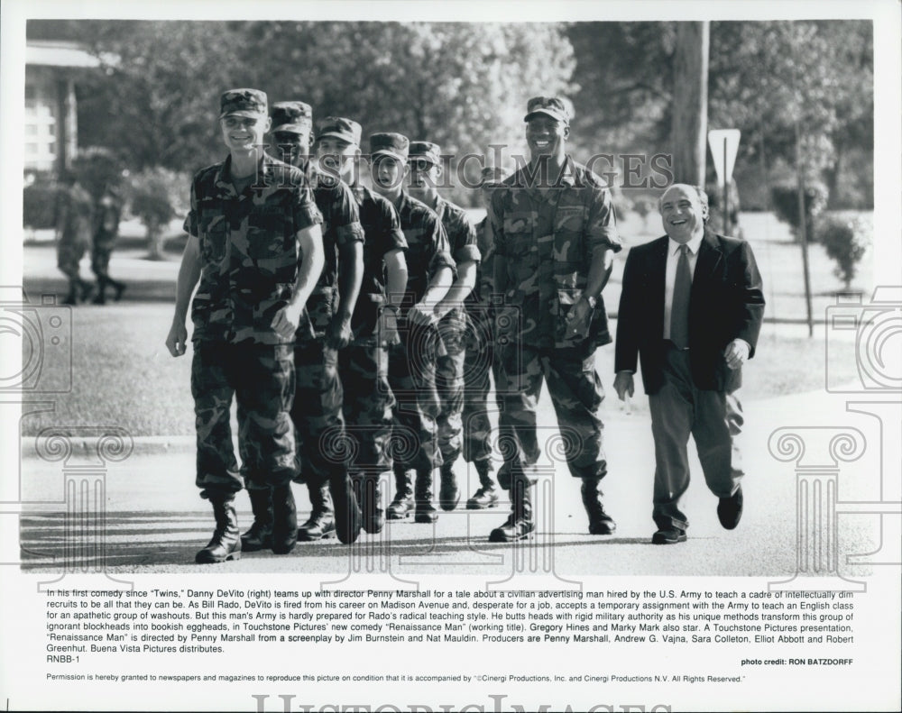 1994 Press Photo Scene From Movie "Renaissance Man" - Historic Images