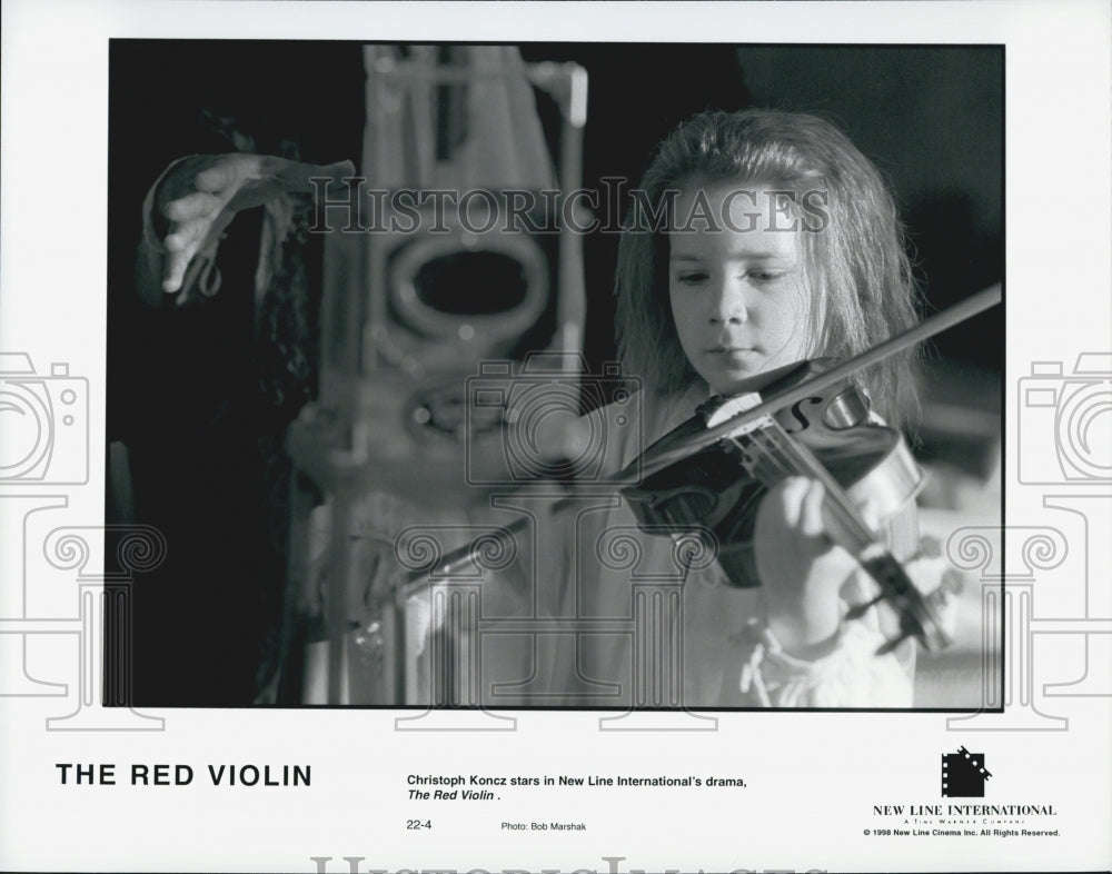 1998 Press Photo  "The Red Violin" Christoph Koncz - Historic Images