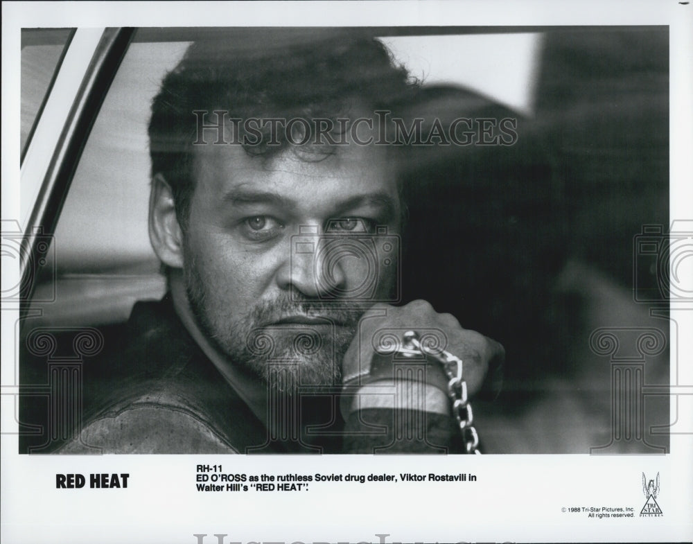 1988 Press Photo Ed O'Ross Stars In Red Heat - Historic Images