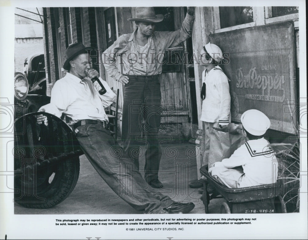 1981 Press Photo Actor Sam Shepard in "Raggedy Man" Film - Historic Images