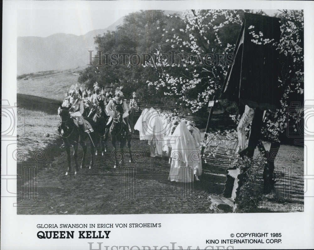 1985 Press Photo  &quot;Queen Kelly&quot; starring Gloria Swanson - Historic Images