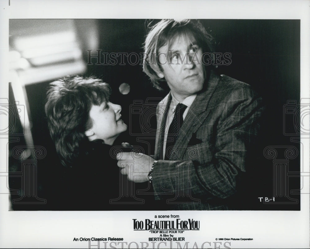 1990 Press Photo A Scene From French Comedy &quot;Too Beautiful For You&quot; - DFPG47529 - Historic Images