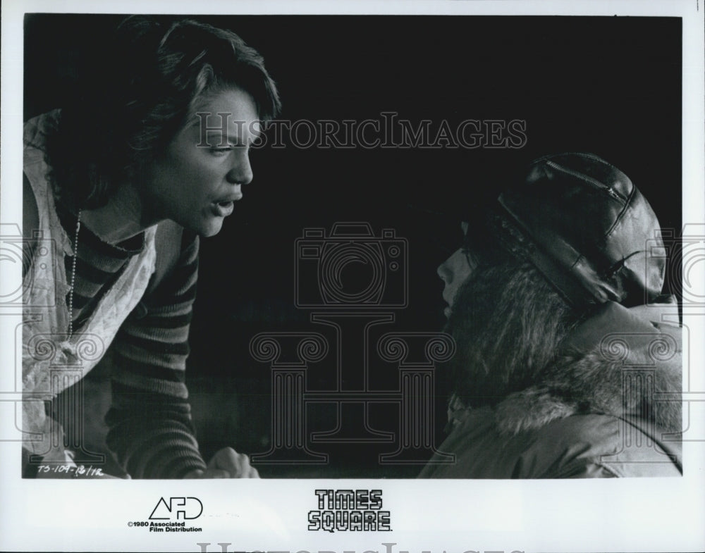 1980 Press Photo Actors Robin Johnson and Trini Alvarado in "Times Square" - Historic Images