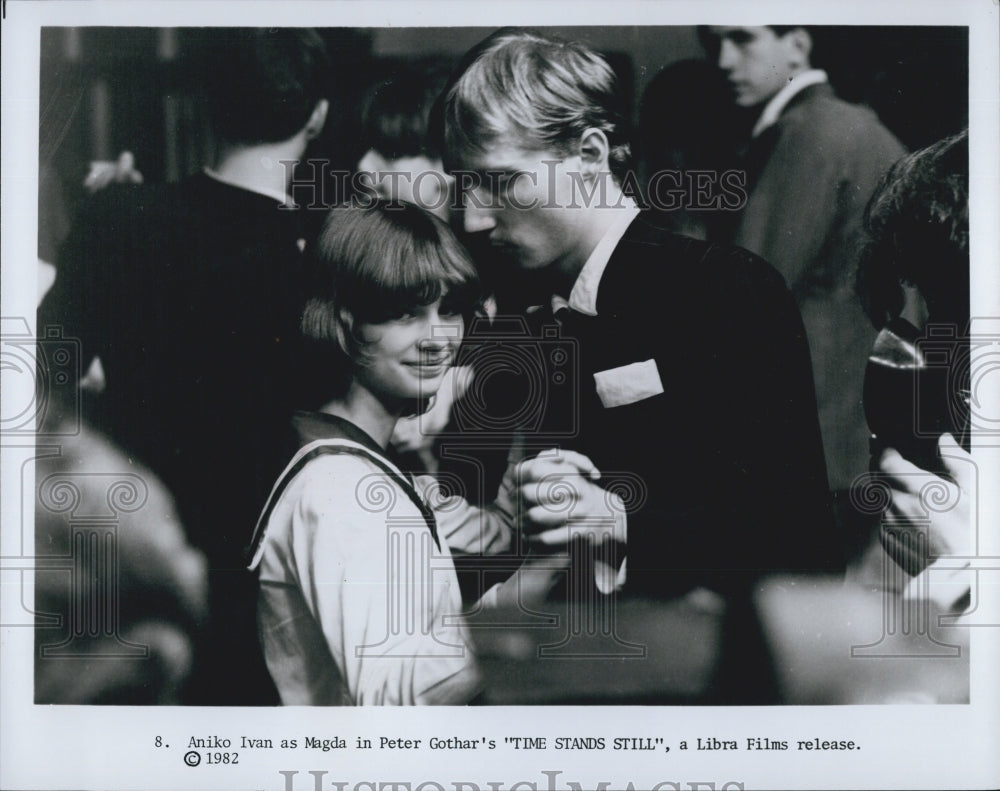 1982 Press Photo "Time Stands Still" Aniko Ivan as Magda - Historic Images