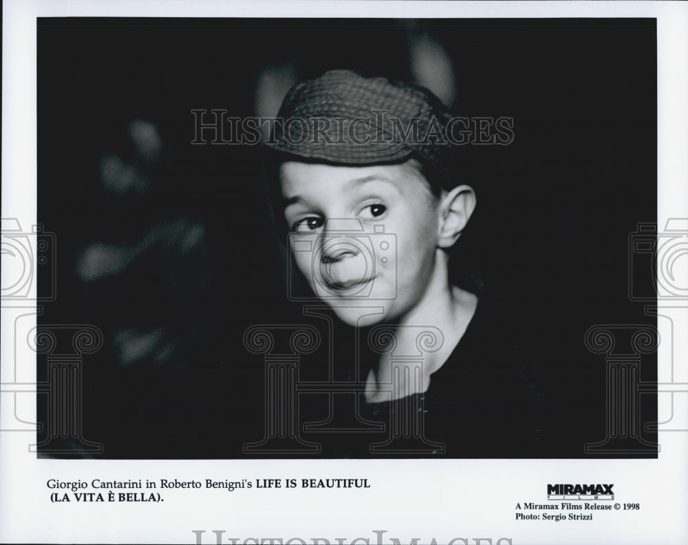 1998 Press Photo Giorgio Cantarini &quot;Life is Beautiful&quot; - Historic Images