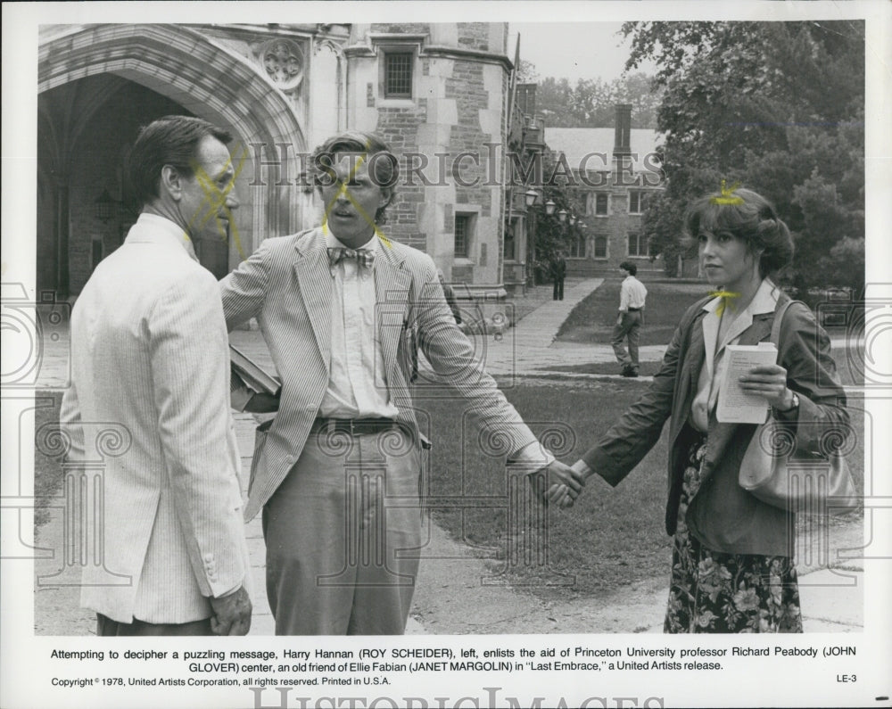 1978 Press Photo Scene From Film Last Embrace - Historic Images