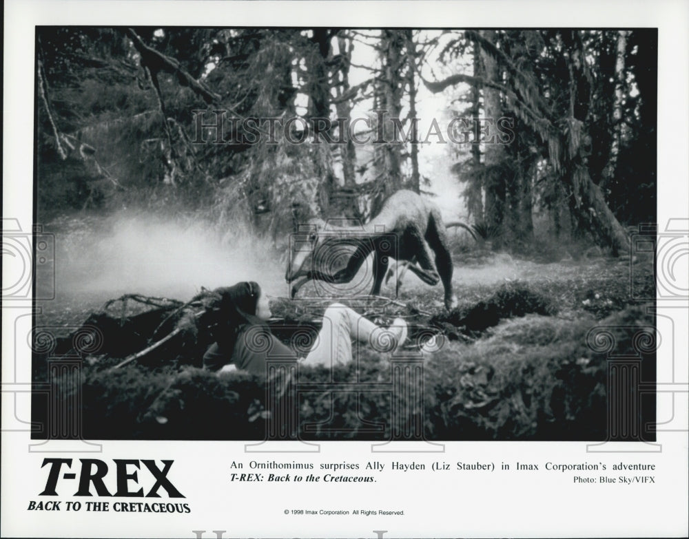 1998 Press Photo  &quot;T-Rex Back to the Cretaceous&quot; Liz Stauber - Historic Images